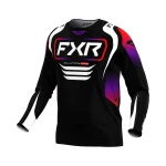 Тениска Clutch Pro MX25 Black Red Purple