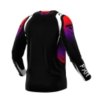 Тениска Clutch Pro MX25 Black Red Purple - Image 2