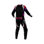 Тениска Clutch Pro MX25 Black Red Purple - Image 4