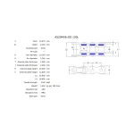 Мотоциклетна верига MX6-GG Gold ARS 520/120L - Image 2