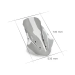 Слюда V-Tech Line Touring Yamaha NMax125 21-24 Smoke - Image 6