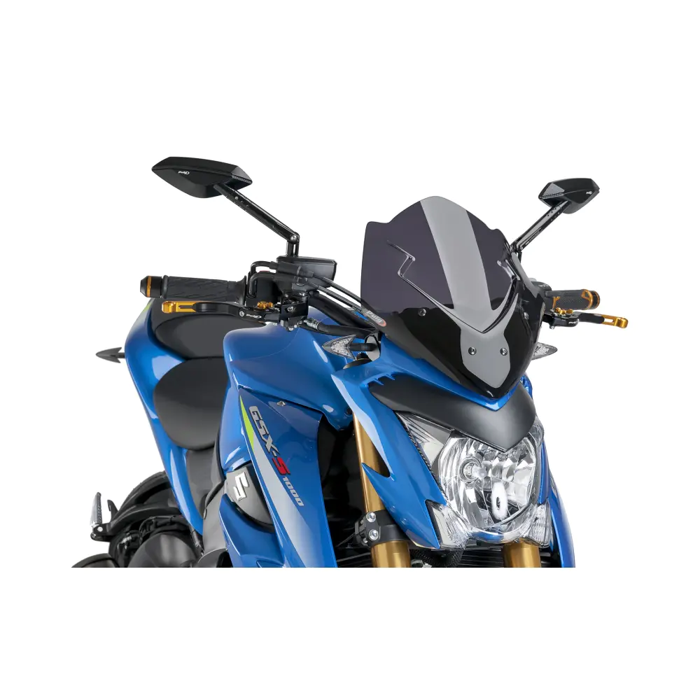 695664-puig-windshield-new-generation-sport-7653f-1.webp Слюда New Generation Sport Suzuki GSX-S1000 15-20 Dark Smoke - Image 1