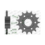 Преден зъбак 16 Зъба/ 525 Aprilia 750 Dorsoduro 08-16, 750 GT Shiver 09-13, 1200 Caponord 13-16