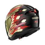Каска Skwal i3 Jet Venum Black Red Gold - Image 2