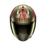 Каска Skwal i3 Jet Venum Black Red Gold - Image 3