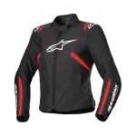 Дамско яке Stella T-SPS V2 Waterproof Black/White/Red Fluo