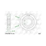 Преден зъбак с гума 16 Зъба/ 525 Yamaha FZ8N/8S Fazer 10-16, MT07/09/10, Tracer 7/9, XSR700/900, YZF R1/R7