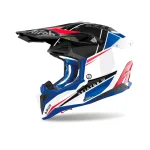Каска Aviator 3 Push Blue Red Gloss