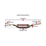 Кормило Twinwall KTM SX/SX-F 09-12; Suzuki RM/RMZ 06-13; Yamaha YZ-F 18-21 черен - Image 2