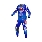 Тениска Podium Gladiator MX25 Blue White Nuke Red - Image 3