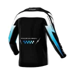 Тениска Clutch Pro MX26 Black Blue White - Image 2