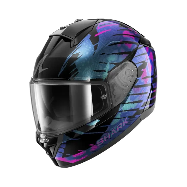 Каска Ridill 2 Reptaia Black Violet Glitter