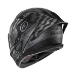 Каска Skwal Cup Speed-Fancy Mat Black Anthracite Silver - Image 2