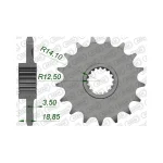 Преден зъбак 17 Зъба/ 525 BMW F750GS 17-23, F800GS 24-25, F900GS 24-25, F900R 20-25