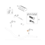 Копче за режими KTM OEM EXC-F 24-26, 250-450SX-F 23-26; Husqvarna FE 24-26, FC 23-26 - Image 3