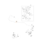 Маркуч за съединител KTM OEM 250/350EXC-F 17-26, 250/350SX-F 16-25; Husqvarna FC250/350 22-26, FE250/350 24-26 - Image 2