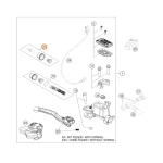 Ремонтен комплект ръчка предна спирачка KTM OEM EXC/EXC-F 14-26 - Image 2