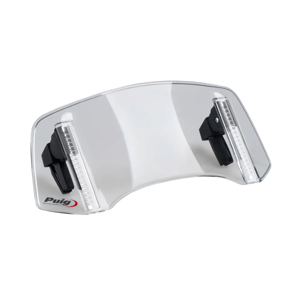 708767-puig-multi-adjustable-visor-2-8.webp Регулируема допълнителна слюда clip-on 300x130mm smoke - Image 1