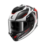 Каска Spartan GT Pro Carbon Mekarium Carbon Silver Red