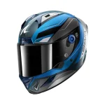 Каска Aeron Mekarium Carbon Blue Silver