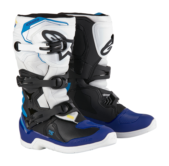75417263e0d671aaf6d2548813dc28d5.png Детски мотокрос ботуши ALPINESTARS Tech 3S YTH WT/BK/B - Image 1