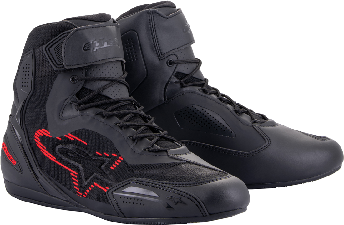 8da10c0374969421c7c1b14b78fac3cf.png Мото боти ALPINESTARS Faster-3 Rideknit RED/GREY/BLACK - Image 1