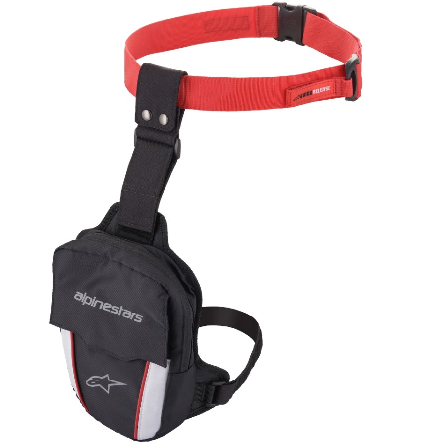 ALPINESTARS20ACCESS.jpg Мото чанта за крак ALPINESTARS ACCESS BLACK/RED/WHITE - Image 1