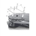 Монтажен комплект за куфари SHAD TOP MASTER KEEWAY SILVERBLADE125'12