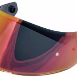Червен иридиев визьор за каска PREMIER HYPER/DEVIL RED CHROMED