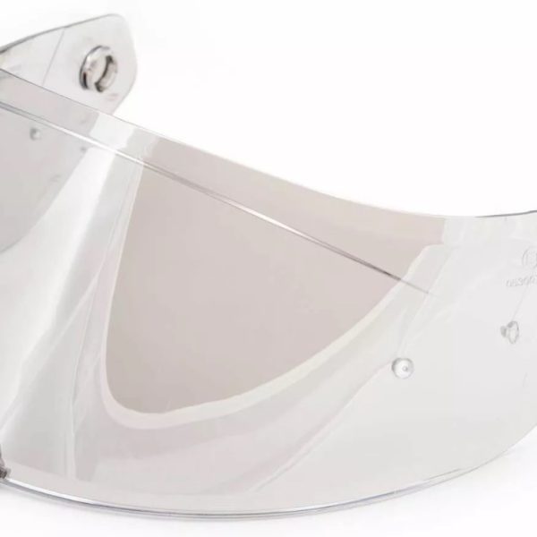 Сив огледален визьор за каска PREMIER HYPER/DEVIL SILVER MIRROR