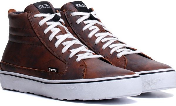 Мото кецове TCX STREET 3 WATERPROOF Brown/White