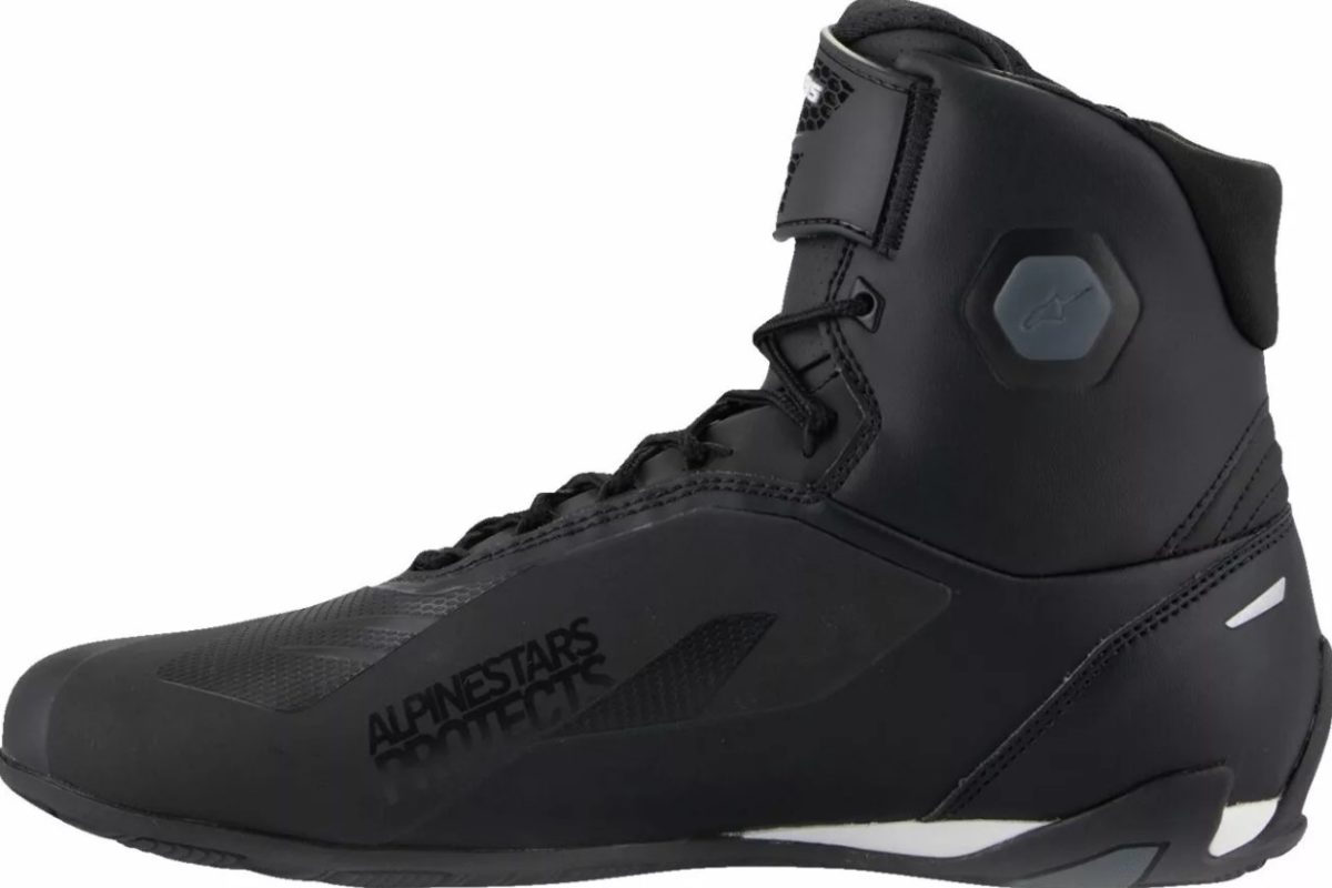 Мото боти ALPINESTARS FASTER-4 BLK/WHT - Image 4