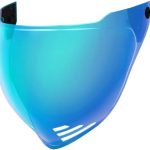 Син иридиев визьор за каска ICON DOMAIN BOATDRINK BLUE