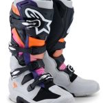 Мотокрос ботуши ALPINESTARS TECH 7 BLK/LT GY/ORG FL/MAG