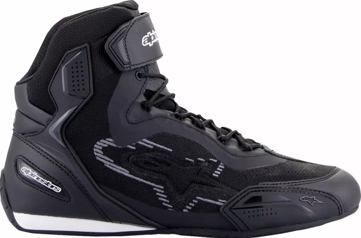 Мото боти ALPINESTARS Faster-3 Rideknit BLACK/GRAY/SILVER - Image 4