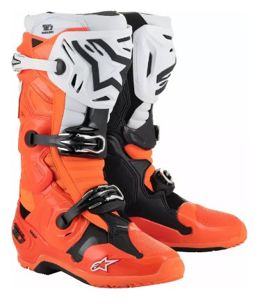 Screenshot_682.jpg Мотокрос ботуши ALPINESTARS TECH 10 ENDURO ORANGE FLUO/BLACK/WHITE - Image 1