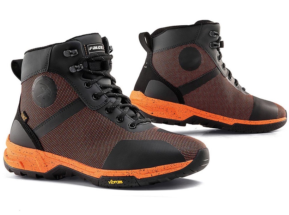 UGY.jpg Мото боти FALCO HYKE BLACK/ORANGE - Image 1