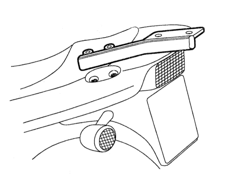 Y0F68T.jpg Монтажен комплект за куфари SHAD TOP MASTER YAMAHA FAZER 600 98 - Image 1