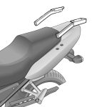 Монтажен комплект за куфари SHAD TOP MASTER YAMAHA FAZER 600 01
