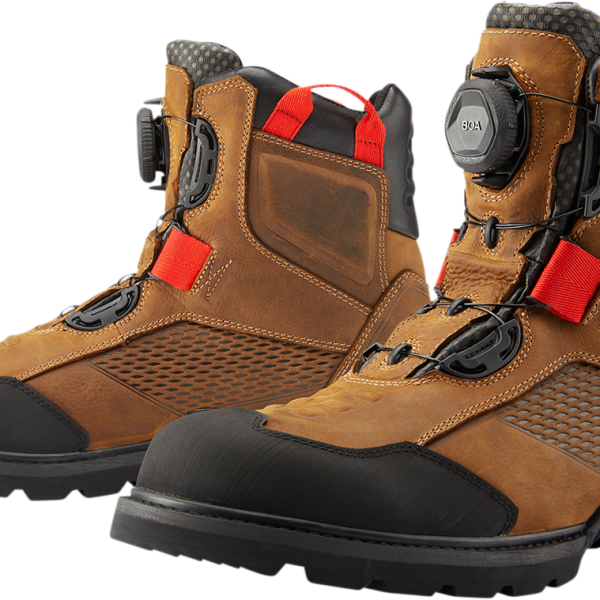 Мото боти ICON STORMHAWK BROWN