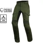 Мото дънки TRILOBITE ACID SCRAMBLER KHAKI DOUBLELAYER AAA