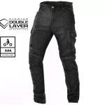 Мото дънки TRILOBITE 25604 ACID SCRAMBLER BLACK DOUBLELAYER AAA
