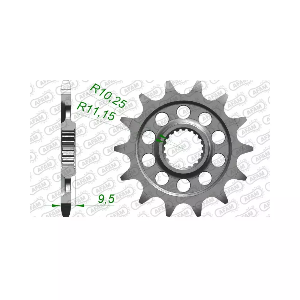 afam-front-sprocket-43305-2.webp Преден зъбак 520 Sherco SE250/300 21-24, SEF250/300 21-24 - Image 1