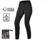 Дамски мото дънки TRILOBITE PARADO DOUBLELAYER SLIM FIT BLACK LEVEL 2