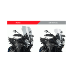 Слюда Touring Yamaha Tracer 9 21-24, Tracer 9 GT 21-24, Tracer 900 18-20 Clear - Image 2