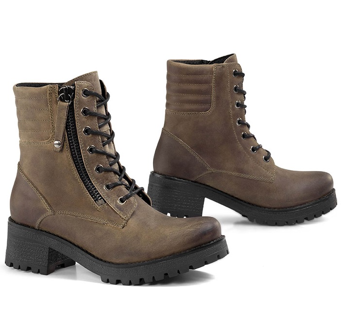 falco_misty_boots_verde.jpg Дамски мото боти FALCO MISTY ARMY GREEN - Image 1