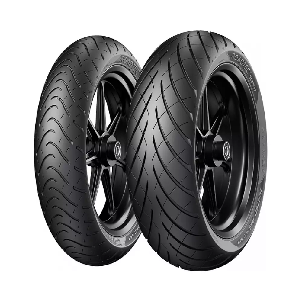 metzeler-roadtec-scooter-tires-set-159-2.webp Комплект гуми Metzeler Roadtec Scooter | Предна гума Roadtec Scooter 120/80-14 M/C 58S TL F | Задна гума Roadtec Scooter 130/70-12 62P TL Reinf R DOT23 - Image 1