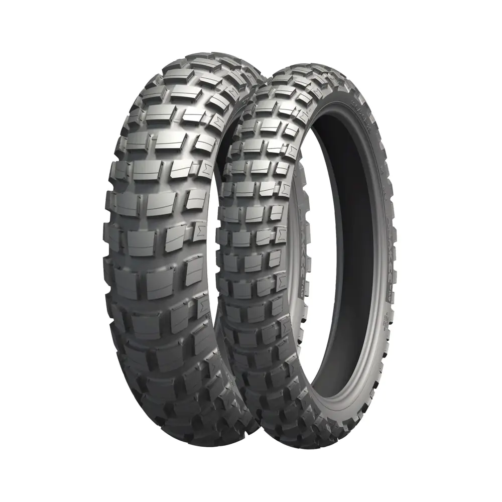 michelin-anakee-wild-tires-set-1-2.webp Комплект гуми Michelin Anakee Wild | Предна гума Anakee Wild 120/70 R 19 M/C 60R F TL/TT | Задна гума Anakee Wild 140/80-18 M/C 70R R TL/TT - Image 1
