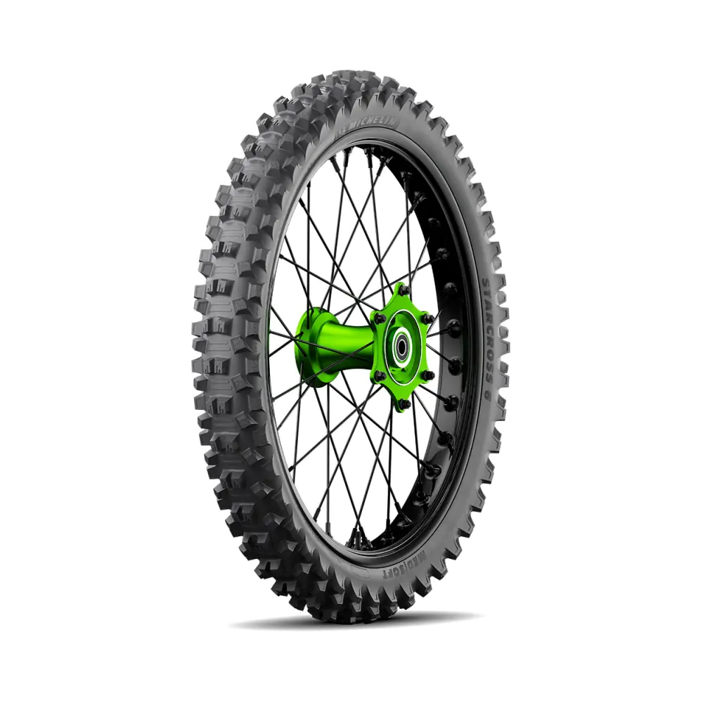 michelin-stacross6-mid-soft-front-tire-1-222624-2.webp Предна гума Starcross 6 Medium Soft 80/100-21 M/C 51M NHS F TT - Image 1