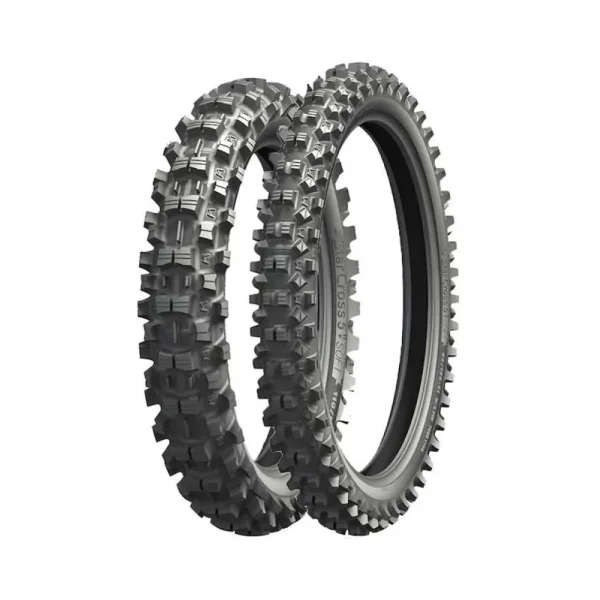 Комплект гуми Michelin Starcross 5 Medium | Предна гума Starcross 5 Medium 70/100-17 M/C 40M F TT | Задна гума Starcross 5 Medium 90/100-14 M/C 49M R TT